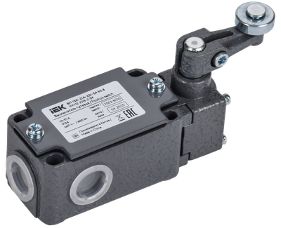 Выключатель путевой ВП 15К-21А-231-54 У2.8 рычаг с роликом прямого действия IEK