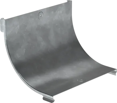 Крышка на аксессуар предназначена для защиты проложенного в трассе кабеля в случаях, когда это необходимо.
Аксессуар изготовлен из стали с цинковым покрытием, нанесенным погружением изделий в расплав цинка (защитный слой цинка не менее 55 мкм).