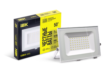 Прожектор светодиодный СДО 06-50 IP65 6500K белый IEK