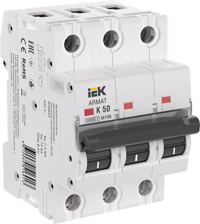 ARMAT Автоматический выключатель M10N 3P K 50А IEK