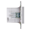 SKANDY Розетка USB A+C 3,1А SK-R14S серебряный IEK4