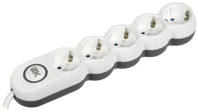 Extension cord with switch 5 sockets 2P+PE/1,5 meters 3x1,5mm2 16A/250V UNO IEK