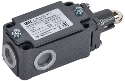 Выключатель путевой ВП 15К-21А-221-54 У2.8 толкатель с роликом прямого действия IEK