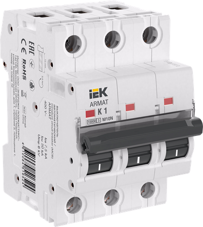 ARMAT Автоматический выключатель M10N 3P K 1А IEK