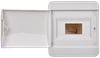 TEKFOR Корпус пластиковый ЩРН-П-8 IP41 белая дверь IEK3