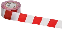 Лента сигнальная оградительная ЛО-200 (75мм-50мкм) красно-белая 200м IEK