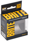 BRITE Подсветка светодиодная встраиваемая ПЛ20-БрТБ темная бронза IEK1