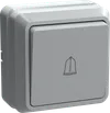 OKTAVA Выключатель 1-клавишный кнопочный для открытой установки 10А ВСк20-1-0-ОБ белый IEK0