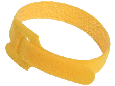 Хомут-липучка ХКл 14х135мм желтый (100шт) IEK