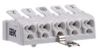 Клемма пружинная соединительная КСПнз5-3L+N+PE IEK