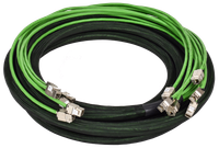 ITK Сборка кабельная 6хRJ45-6хRJ45 модуль Keystone Jack - розетка кат.6 F/UTP LSZH 10м