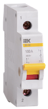 KARAT Выключатель нагрузки (мини-рубильник) ВН-32 1P 100А IEK0