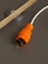 Вилка прямая ВБп3-1-0м IP44 ОМЕГА каучук оранжевая IEK5