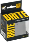 BRITE Card switch 30A VS10-1-8-BrS steel IEK1