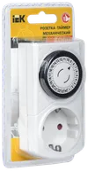 RTM-1 Mechanical Daily timer 30min 24h 48on/off 16A IP20 white IEK1
