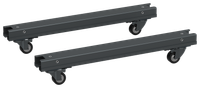 ITK LINEA S Комплект роликов для шкафа шириной 750мм черный