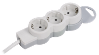 STANDARD Удлинитель У03 3 места 2P+PE 1,5м 3х1,5мм2 16А белый IEK