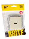 BRITE Розетка HDMI РHDMI-0-БрКр бежевый IEK5