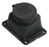 РБ13-1-0m Wall socket with protective cover OMEGA IP44 rubber IEK0