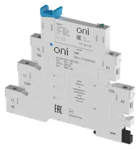 Interface relay ORK with socket 1 C/O contact 230V AC/DC ONI