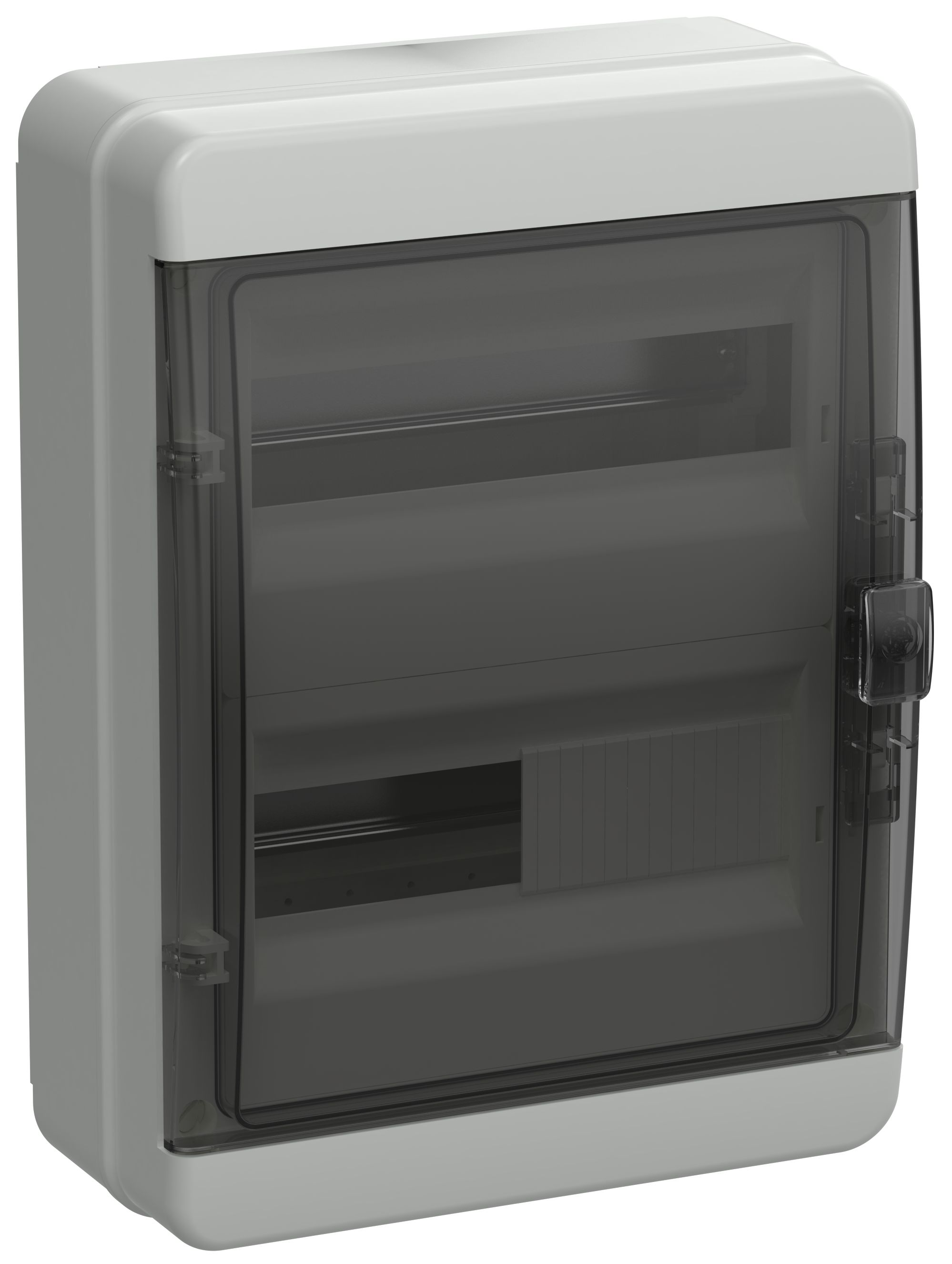 TEKFOR Корпус пластиковый КМПн-24 IP65 черная прозрачная дверь IEK (TF5-KP72-N-24-65-K03-K02)
