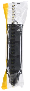 РБ33-1-0м Розетка (колодка) трехместная ОМЕГА IP44 каучук IEK1