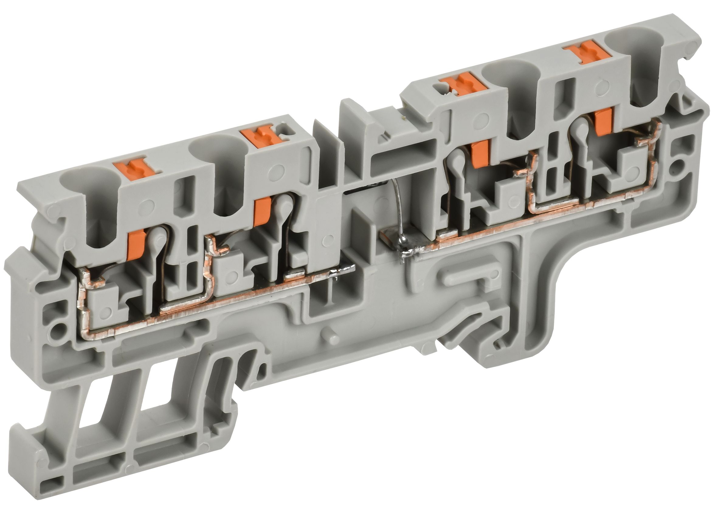 ARMAFIX Колодка клеммная CP4/4(E)D1 4х-проводная Push In с встроенным диодом IEK (AF-CT22-07-22-K03-004)