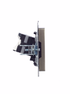 BRITE Розетка компьютерная RJ45 кат.5E РК10-БрШ шампань IEK2