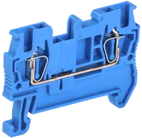Клемма пружинная КПИ 2в-1,5 17,5А синяя IEK