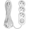 Extension cord with switch 3 sockets 2P+PE/5 meters 3x1,5mm2 16A/250V UNO IEK4