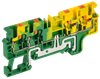 Terminal block CP-MC-PEN earthing 4 pins 2.5mm2 green-yellow IEK0