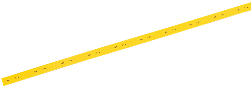 Трубка термоусадочная ТТУ нг-LS 1/0,5 желтая (1м) IEK