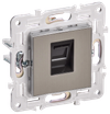 SKANDY Розетка компьютерная RJ45 кат.6 SK-K02N металл никель IEK0