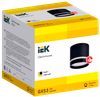 LIGHTING Светильник 4016 накладной потолочный под лампу GX53 черный IEK2