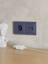 BRITE Рамка 2-местная IP44 РУ-2-БрМ-44 маренго IEK5