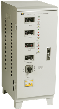 Стабилизатор напряжения СНИ3-6 кВА трехфазный IEK