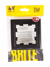 BRITE Рамка 1-местная IP44 РУ-1-БрЧ-44 черный IEK4