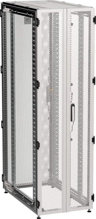 ITK by ZPAS Шкаф серверный 19" 47U 600х1000мм двухстворчатые перфорированные двери серый РФ