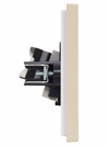 FORTE&PIANO Розетка двойная RJ11+RJ45 кат.5E FP435 ваниль IEK4