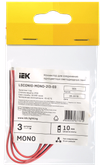 Коннектор 3шт MONO 10мм (15см-разъем) IEK1