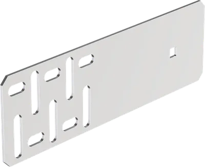 For connecting trays at various angles.