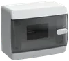 UNION Compact Корпус пластиковый ЩРН-П-6 IP41 черная прозрачная дверь IEK0