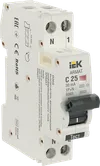 ARMAT Автоматический выключатель дифференциального тока B06S 1P+NP C25 30мА тип A (18мм) IEK0