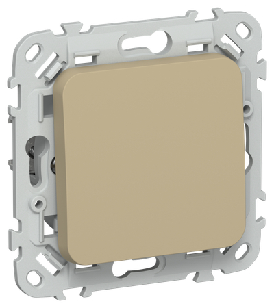 FLITE Выключатель 1-клавишный проходной 10А ВС61-1-0-ФлХ хаки IEK