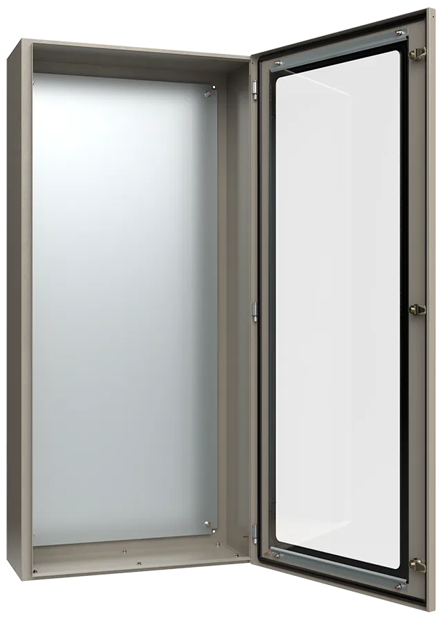 Корпус металлический ЩМП-7-0 (1400х650х285мм) У2 IP54 прозрачная дверь IEK