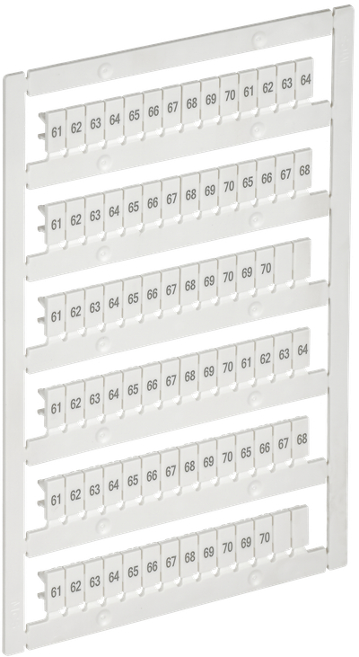 ARMAFIX Маркер для CTS/CP 2,5мм2 с символами "61-70" IEK
