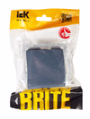 BRITE Выключатель 1-клавишный перекрестный 10А ВС10-1-3-БрМ маренго IEK5