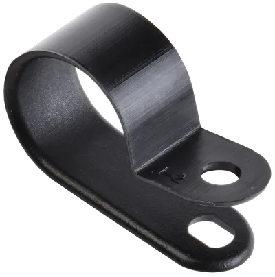 Mounting bracket 16mm nylon black (50pcs) IEK
