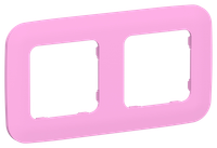 FLITE Рамка 2-местная РУ-2-А-ФлПр пурпурный IEK