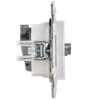 SKANDY Socket double TV+SAT SK-A13W arctic white IEK4